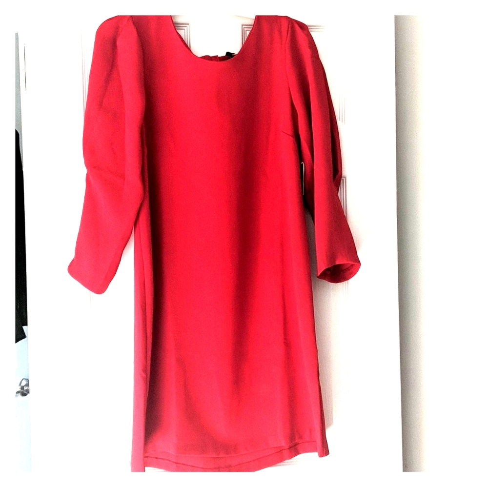 Nicole Miller Bright Red Dress Size 10 NWT